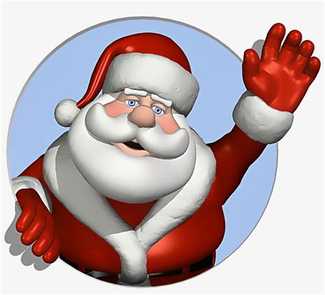 Santa Claus Png Transparent Image Santa Waving Free Transparent Png