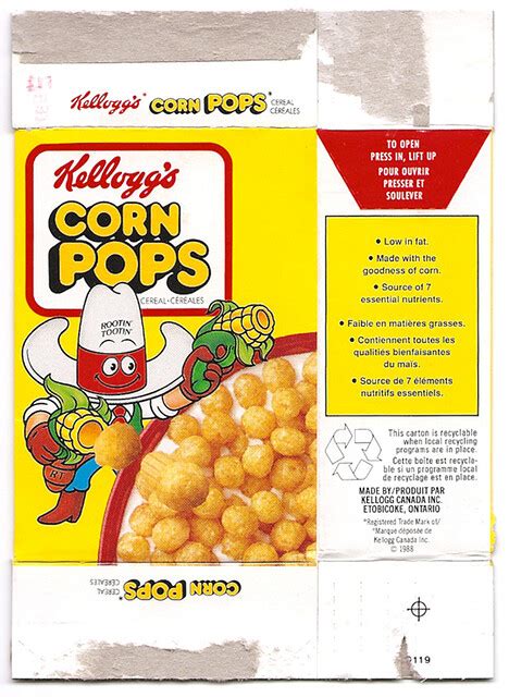 Kellogg S Canada Corn Pops Mini Snack Cereal Box Flickr