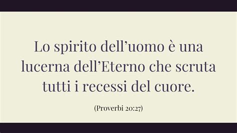 Lo Spirito Delluomo Una Lucerna Delleterno Che Scruta Tutti I