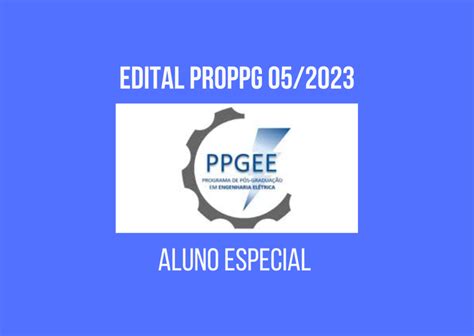 Pró Reitoria De Pesquisa E Pós Graduação Proppg Edital Proppg 05