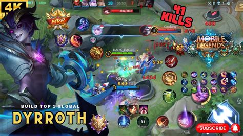 KING DYRROTHRank Match 41 Kills MVP New Build Insane Lifesteal