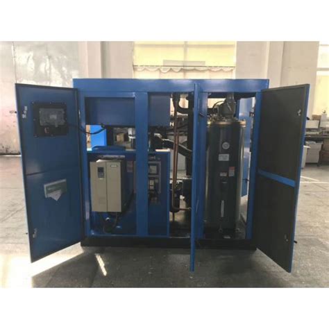 China Two Stage Kw Hp Rotary Vsd Screw Compressor Permanent