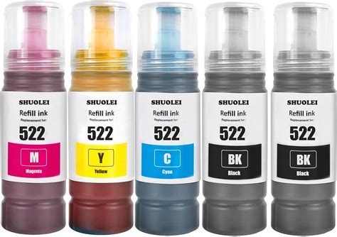 Amazon Shuolei T Compatible Ink Refill Bottles T