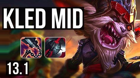 Kled Vs Irelia Mid M Mastery Games Godlike Rank