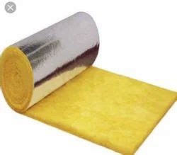 Degree Celsius Yellow Fiberglass Wool Insulation Roll Thickness