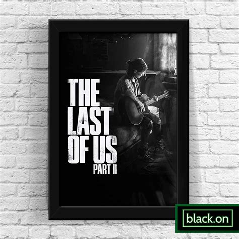 Quadro Com Moldura Poster Decorativo Game Geek Jogo The Last Of Us Tlou