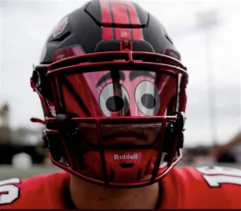 WKU Football Helmet : r/oddlyterrifying