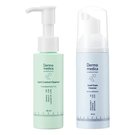 DERMOMEDICA Zestaw Lipid Control Cleanser 60 Ml Snail Foam Cleanser 60 Ml