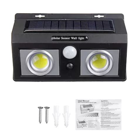 Led Cob лампа FOXMAG24® BL-807, Слънчево зареждане и сензор за движение ...