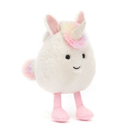 Jellycat Amuseabean Unicorn - Distinctive Decor