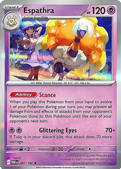 Espathra Paradox Rift Pokémon Cardtrader