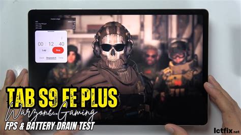 Samsung Galaxy Tab S9 FE Plus Call Of Duty Warzone Mobile Gaming Test