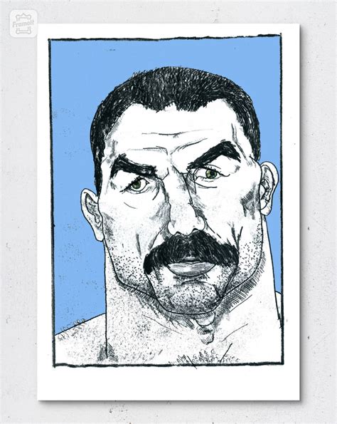 Don Frye Predator Print Etsy