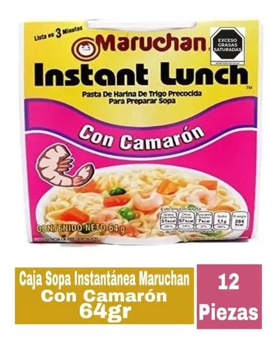 Sopa Instant Nea Maruchan Sabor Camar N G Caja De Pzas