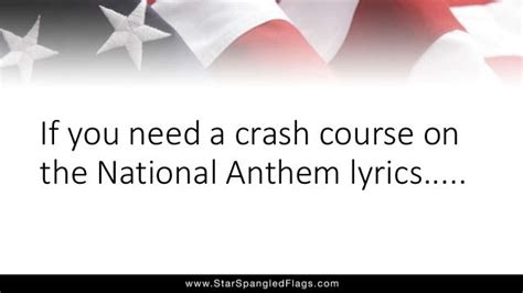 American National Anthem: Proper Etiquette