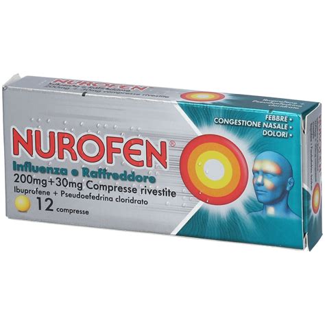 Nurofen Influenza E Raffreddore Mg Mg Compresse Rivestite Pz