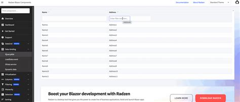 Custom Filter Crashes Virtualized Blazor Datagrid Radzen Ide Blazor