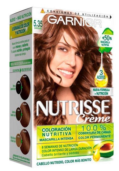 Garnier Nutrisse Tinte Tono 5 35 Chocolate En 2023 Cabello Color