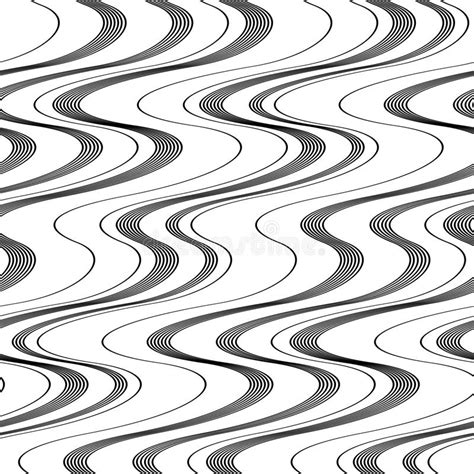 Japanese Style Ripple Pattern Stock Vector Illustration Of Deformation Seamless 124026110