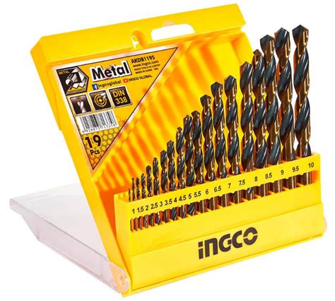 Ingco 19pcs Cobalt HSS Drill Bits Set 1 10mm AKDB1195 Lazada PH