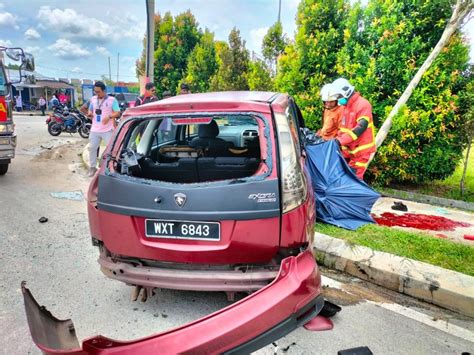 Pemandu Maut Enam Murid Cedera Dalam Kemalangan Selangorkini