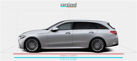 Abmessungen Mercedes Benz C Klasse 2021 Heute Vs Opel Insignia 2008 2013