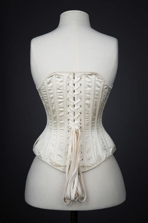 C 1890s Symington Reproduction Silk Corset By Cathy Hay The Underpinnings Museum