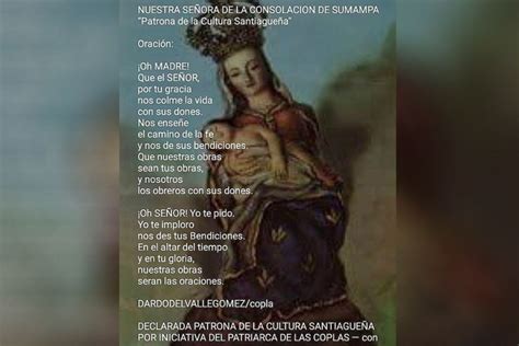 La Virgen De Sumampa Es También Patrona De La Cultura Santiagueña