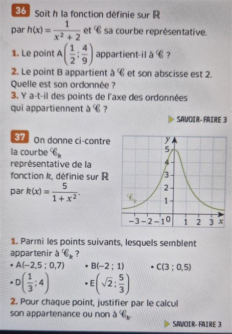 Bonjour Pourriez Vous M Aider Faire Cet Exercice S Il Vous Pla T