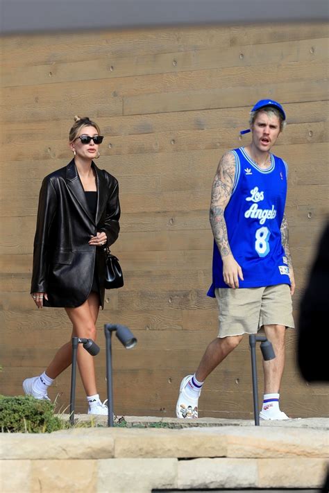 Hailey And Justin Bieber Leaves Nobu In Malibu 02022020 Hawtcelebs