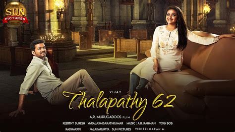 Thalapathy 62 Official First Look Poster Photoshoot Leaked Vijay 62 Title Poster Youtube