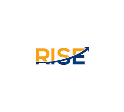 Premium Vector Rise Wordmark Logo