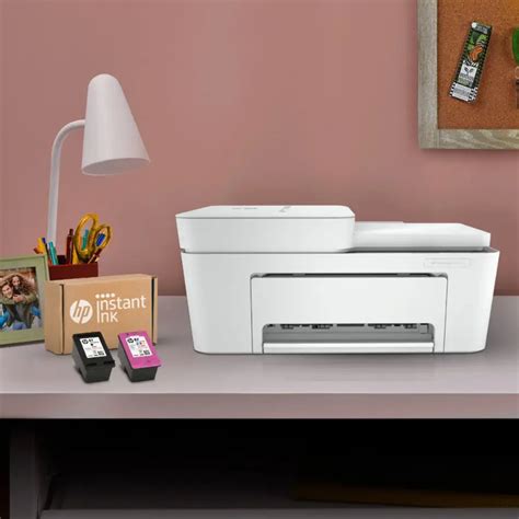 HP DeskJet 4155e Wireless All In One Inkjet Printer with 3 months of Instant Ink Included with ...