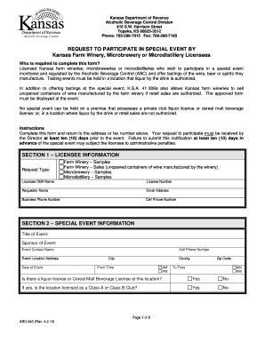 Fillable Online Ksrevenue Notification Of Catered Event Dc Voter