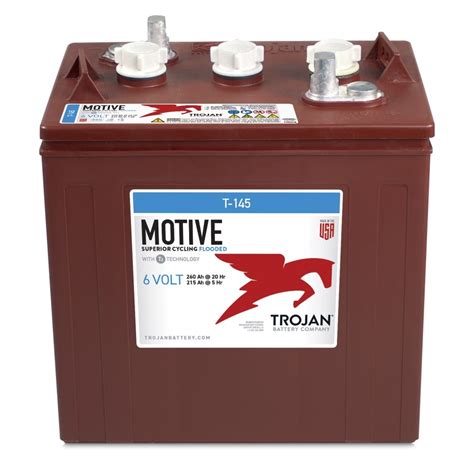 Trojan T 145 Deep Cycle Accu 6 Volt 260 Ah Accu Service Holland