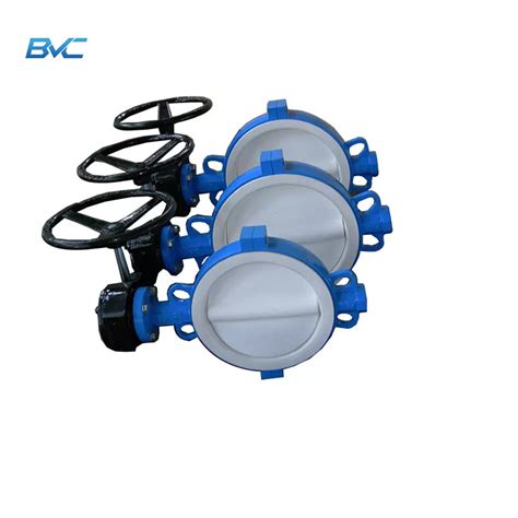 Ansi Api Ptfe Lined Stainless Butterfly Valve With Cad Drawings China