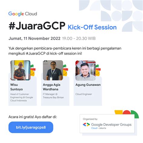 See Juaragcp Kick Off Session At Google Developer Groups Gdg Cloud Jakarta