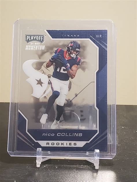 2021 Chronicles Playoff Football NICO COLLINS Momentum Texans RC