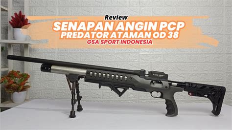 SENAPAN ANGIN PCP PREDATOR BLACK ARMY ATAMAN OD 38 PCP BIG GAME 1000