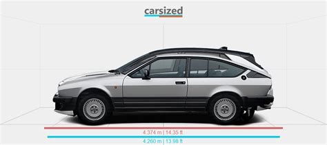 Dimensions Alfa Romeo Alfetta Gtv Vs Opel Astra Present