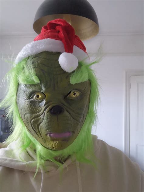 Grinch Mask help : r/cosplay