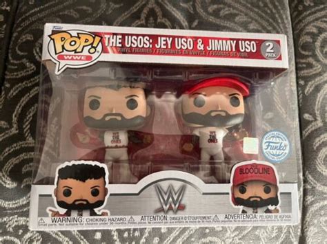 WWE The Usos Jey Jimmy Uso Funko Pop 2 Pack Special Edition