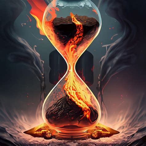 Premium Ai Image Hourglass