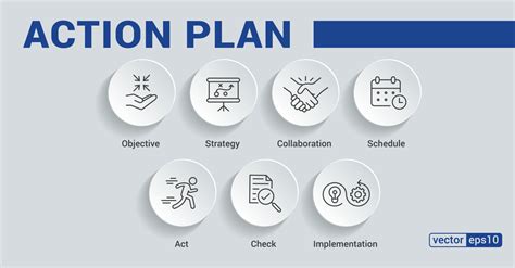 Action Plan Banner Web Icon For Business And Marketing Objective