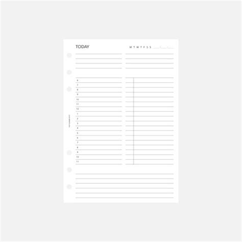 PRINTABLE Weekly Foldout Planner Inserts Personal Wide Size Etsy