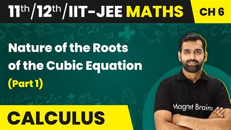 Nature Of The Roots Of The Cubic Equation Part 1 Class 1112iit