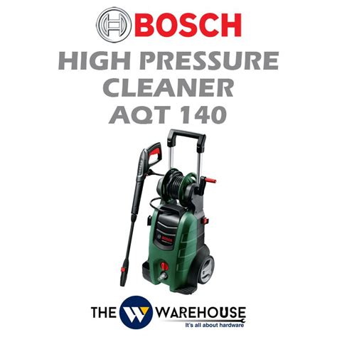 Bosch High Pressure Cleaner Aquatak 140 Malaysia Thewwarehouse