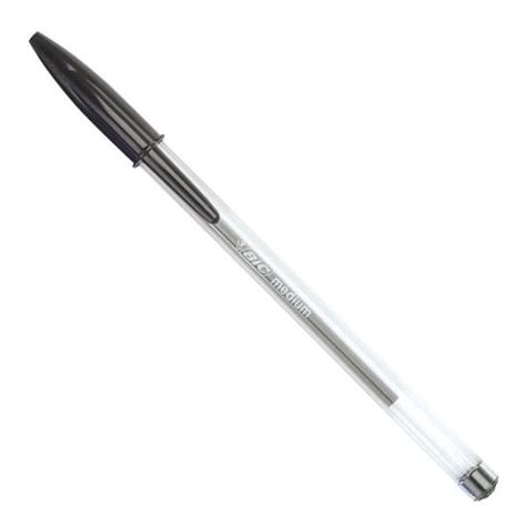 Black Bic Cristal Medium Ballpen