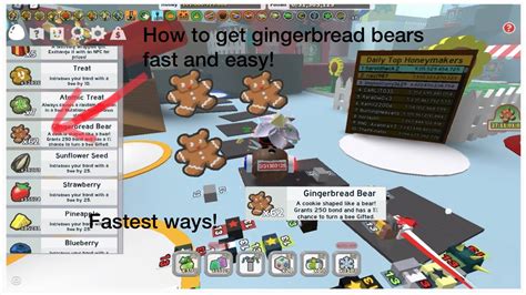 How To Get Gingerbread Bears In Bee Swarm Simulator Fastest Ways