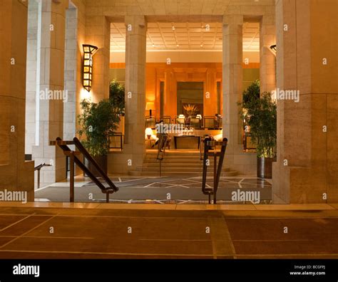 Lobby, Four Seasons Hotel, New York City, USA Stock Photo - Alamy